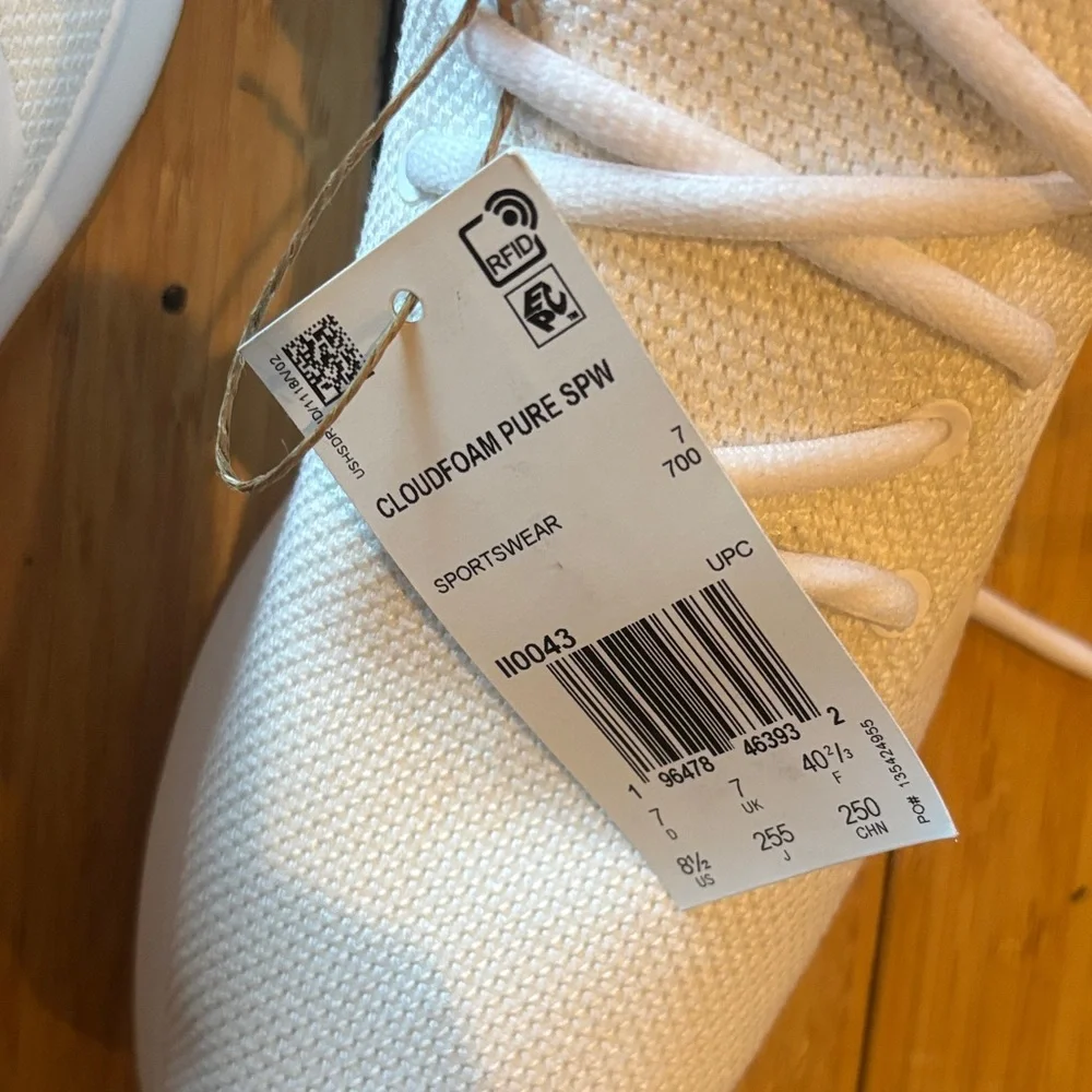 adidas White and Tan Sneakers - Picture 5 of 5